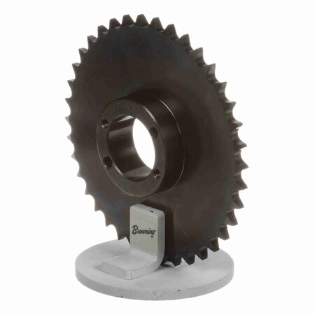 Browning Steel Bushed Bore Roller Chain Sprocket, H40H38 H40H38